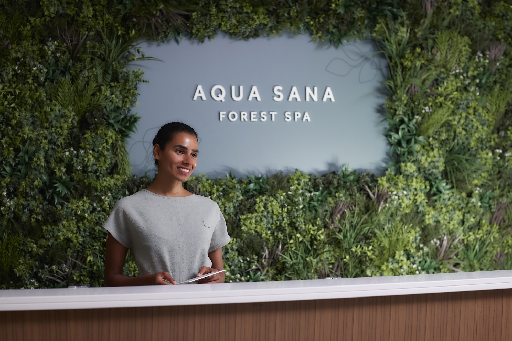 Receptionist at Aqua Sana Forest Spa.